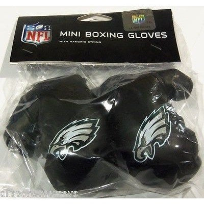 NFL Philadelphia Eagles 4 Inch Rear View Mirror Mini Boxing Gloves