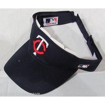 MLB Minnesota Twins Visor Cotton Twill Replica Adjustable Strap Adult