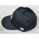 MLB Houston Astros Adult Cap Flat Brim Raised Replica Cotton Twill Hat All Navy