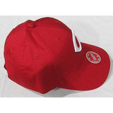 MLB Cincinnati Reds Youth Cap Flat Brim Raised Replica Cotton Twill Hat All Red