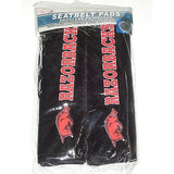 NCAA Arkansas Razorbacks Velour Seat Belt Pads 2 Pack by Fremont Die