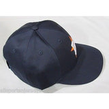MLB Houston Astros Adult Cap Flat Brim Raised Replica Cotton Twill Hat All Navy