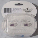 NCAA South Carolina Gamecocks Pink Pacifiers Set of 2 w/ Solid Shield in Case