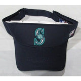 MLB Seattle Mariners Visor Cotton Twill Replica Adjustable Strap Adult
