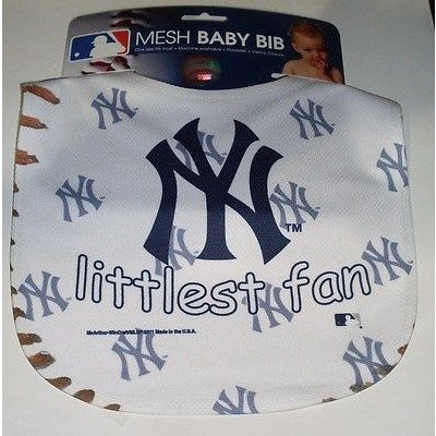 MLB New York Yankees Littlest Fan Infant Baby Bib Mesh Wincraft