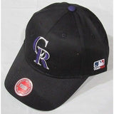 MLB Colorado Rockies Youth Cap Curved Brim Raised Replica Cotton Twill Hat