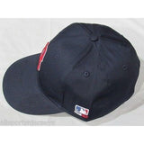 MLB Boston Red Sox Adult Cap Flat Brim Raised Replica Cotton Twill Hat Home