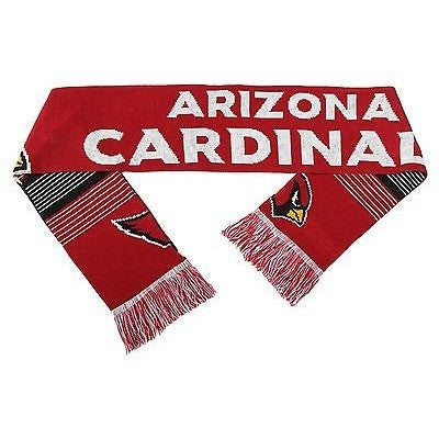 NFL 2015 Reversible Split Logo Scarf Arizona Cardinals 64" by 7" FOCO