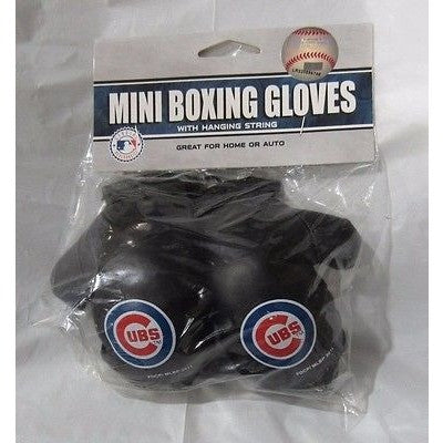 MLB Chicago Cubs 4 Inch Rear View Mirror Mini Boxing Gloves