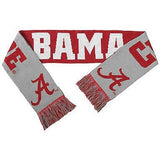 NCAA 2015 Reversible Split Logo Scarf Alabama Crimson Tide 64" by 7" FOCO