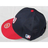 MLB Washington Nationals Youth Cap Flat Brim Raised Replica Cotton Twill Hat