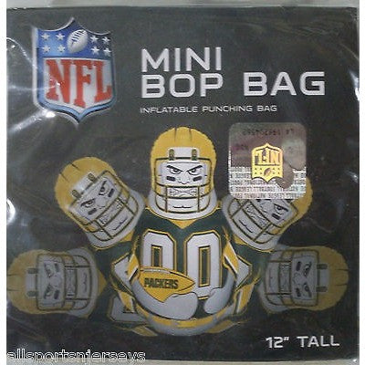 NFL Green Bay Packers 12 Inch Mini Bop Bag by Fremont Die