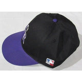 MLB Colorado Rockies Adult Cap Flat Brim Raised Replica Cotton Twill Hat Alt
