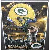 NFL NWT PLUSH 60X80 BLANKET SKY HELMET DESIGN - GREEN BAY PACKERS
