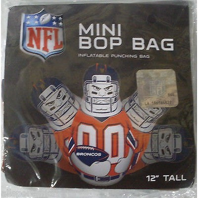 NFL Denver Broncos 12 Inch Mini Bop Bag by Fremont Die