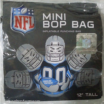 NFL Carolina Panthers 12 Inch Mini Bop Bag by Fremont Die