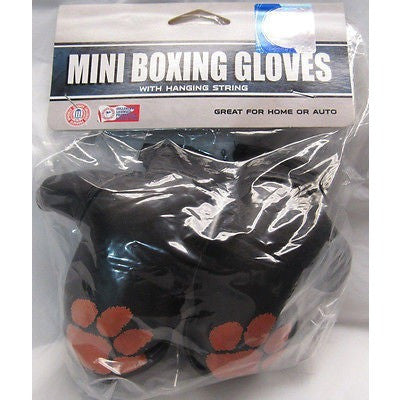 NCAA Clemson Tigers 4 Inch Rear View Mirror Mini Boxing Gloves