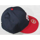 MLB Washington Nationals Youth Cap Flat Brim Raised Replica Cotton Twill Hat