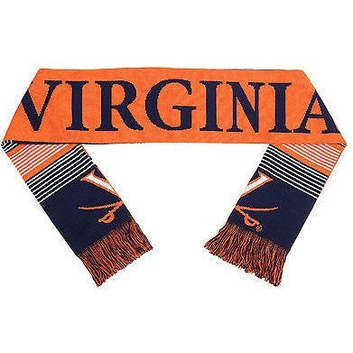 NCAA 2015 Reversible Split Logo Scarf Virginia Cavaliers 64" by 7" FOCO