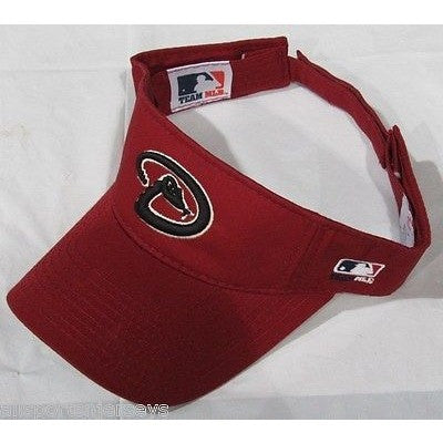 MLB Arizona Diamondbacks Visor Cotton Twill Replica Adjustable Strap Adult