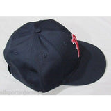 MLB Boston Red Sox Adult Cap Flat Brim Raised Replica Cotton Twill Hat Home