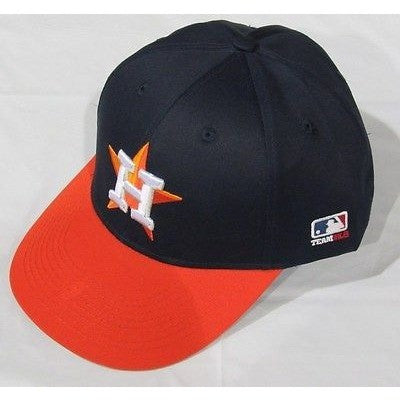 MLB Houston Astros Adult Cap Flat Brim Raised Replica Cotton Twill Hat