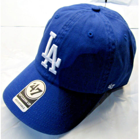 NWT MLB 47 Brand Clean Up Baseball Hat-Los Angeles Dodgers Home Hat Blue