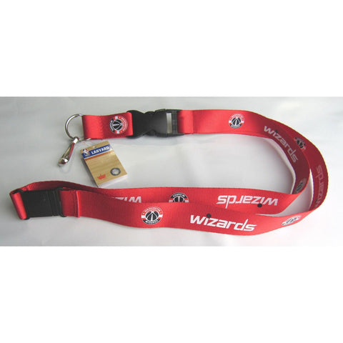 NBA Washington Wizards Logo on Lanyard Detachable Buckle 23"X3/4" by Aminco