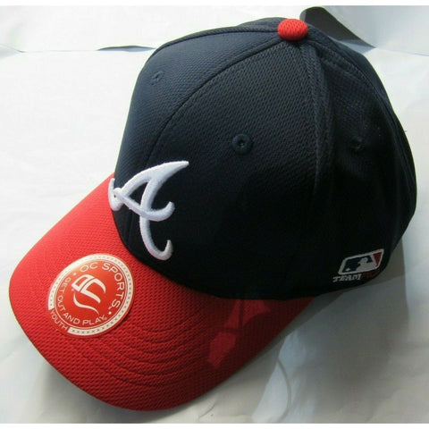 MLB Youth Atlanta Braves Raised Replica Mesh Baseball Cap Hat 350
