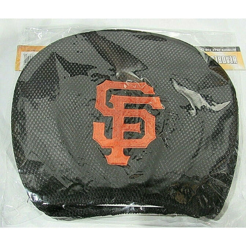 MLB San Francisco Giants Head Rest Cover Double Side Embroidered Pair by Fanmats
