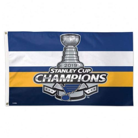 NHL St. Louis Blues 2019 Stanley Cup Champions Deluxe 3' by 5' Flag WinCraft