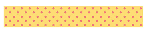 Siconi Collection Sticky Strip Polka Dot 1" wide 59" long by SiliconeZone Group