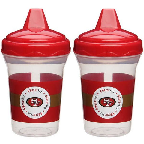 NFL San Francisco 49ers Toddlers Sippy Cup 5 oz. 2-Pack by baby fanatic