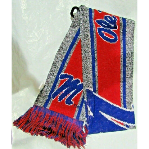 NCAA Ole Miss Rebels 2021 Gray Big Logo Scarf 64" by 7" by FOCO