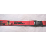 NHL Chicago Blackhawks Red Lanyard Detachable Buckle 23" L 3/4" W by Aminco
