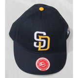 MLB San Diego Padres Youth Cap Flat Brim Raised Replica Cotton Twill Hat