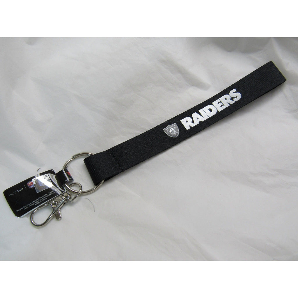 NFL Las Vegas Raiders Wristlet Keychain Lanyard AMINCO