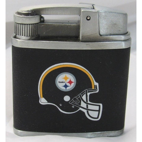 NFL Pittsburgh Steelers Windproof Refillable Butane Torch Lighter w/Gift Box by FSO