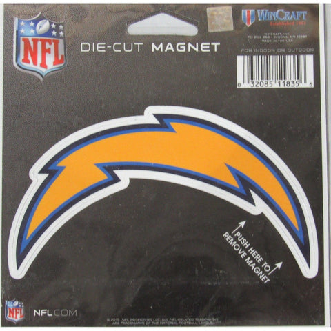 NFL San Diego Chargers Logo 4 inch Auto Magnet by WinCraft