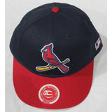 MLB St. Louis Cardinals Youth Cap Flat Brim Raised Replica Cotton Twill Hat
