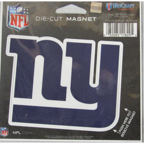 NFL New York Giants Logo 4 inch Auto Magnet by WinCraft