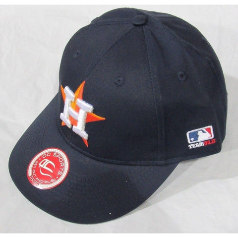 MLB Houston Astros Youth Cap Flat Brim Raised Replica Cotton Twill Hat