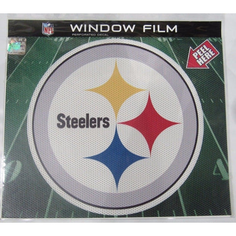 NFL Pittsburgh Steelers Die-Cut Window Film Approx. 12" by Fremont Die