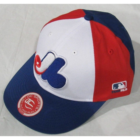 MLB Montreal Expos Youth Cap Cooperstown Raised Replica Cotton Twill Hat