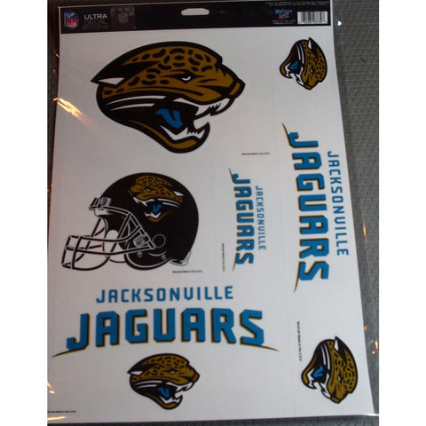 NFL Jacksonville Jaguars Ultra Decals Set of 5 By WINCRAFT