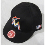 MLB Miami Marlins HAT Youth Cap Flat Brim Raised Replica Cotton Twill Hat
