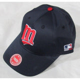 MLB Minnesota Twins Youth Cap Flat Brim Raised Replica Cotton Twill Hat