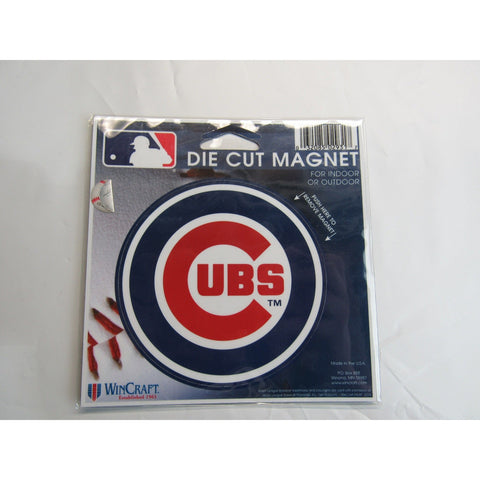 MLB Chicago Cubs Logo 4 inch Auto Magnet by WinCraft