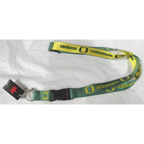 NCAA Oregon Ducks Solid Letters Reversible Lanyard Keychain by AMINCO