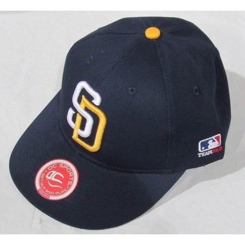 MLB San Diego Padres Youth Cap Flat Brim Raised Replica Cotton Twill Hat